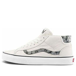 Кроссовки mid skool 37 'sport paisley - white black' Vans, белый vn0a3tkf914 | white/black