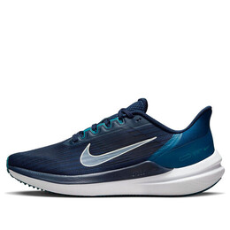Кроссовки air zoom winflo 9 'obsidian valerian blue' Nike, мультиколор dd6203-401 | obsidian/valerian blue/bright spruce/barely green