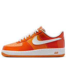 Кроссовки air force 1 '07 lv8 'orange white patent' Nike, оранжевый hv9405-800 | safety orange/white