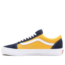 Кроссовки old skool 'classic sport - dress blues saffron' Vans, синий vn0a3wkt4pl | blue/yellow/white