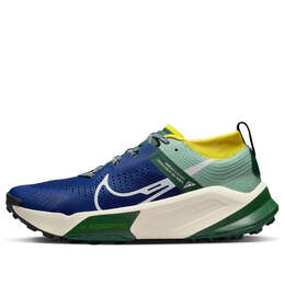 Кроссовки zoomx zegama 'deep royal blue' Nike, синий dh0623-400 | blue/green