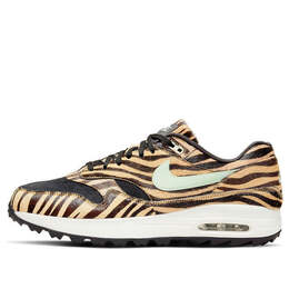 Кроссовки air max 1 golf 'tiger stripes' Nike, черный dh1301-800 | black/white/yellow