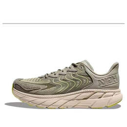 Кроссовки clifton ls 'barley oat milk' Hoka One One, зеленый 1141550-byt | green/tan