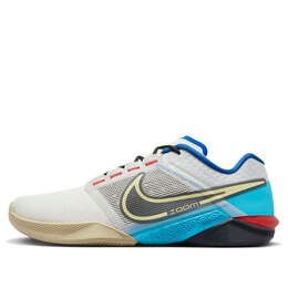Кроссовки zoom metcon turbo 2 'sail blue lightning' Nike, белый dh3392-100 | whiteblackpurpleblue