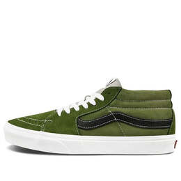Кроссовки sk8-mid low top skate shoes dark green Vans, зеленый vn0a3wm3wz6 | green