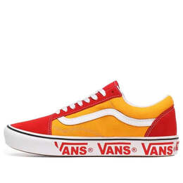 Кроссовки comfycush old skool 'tape mix - red cadmium' Vans, красный vn0a3wmawx4 | red/yellow