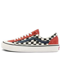 Кроссовки style 36 red/black/white checkboard redblackwhite Vans, белый vn0a3zcj5b7 | redblackwhite
