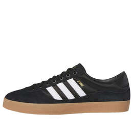Кроссовки puig indoor 'black white gum' Adidas, черный ie3151 | core black / cloud white / gum