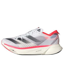 Кроссовки adizero adios pro 3 'white black solar red' Adidas, белый ie1053 | cloud white / core black / solar red