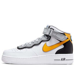 Кроссовки air force 1 mid '07 lv8 'athletic club - dark sulfur' Nike, белый dh7451-101 | white/yellow/grey