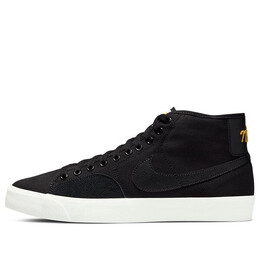 Кроссовки blazer court mid premium sb 'black' Nike, черный dh7479-001 | black/white