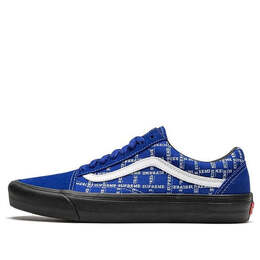 Кроссовки supreme x old skool pro 'logo pattern - royal' Vans, синий vn0a45jc2yx | blue