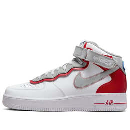 Кроссовки air force 1 mid '07 lv8 'athletic club' Nike, белый dh7451-100 | white/gym red/light smoke grey