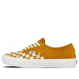 Кроссовки og authentic lx 'buckthorn brown checkerboard toe' Vans, коричневый vn0a45jjvqb | brown