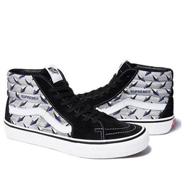 Кроссовки supreme x sk8-hi pro 'diamond plate black grey' Vans, черный vn0a45jdteb | black
