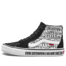 Кроссовки baker sk8-hi pro 'black white' Vans, черный vn0a45jdv0b | black/white