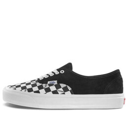 Кроссовки og authentic lx 'black checkerboard toe' Vans, черный vn0a45jjvqa | black