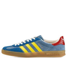 Кроссовки adidas x gazelle 'light blue suede' Gucci, голубой 707848-9stu0-4860 | light blue/yellow