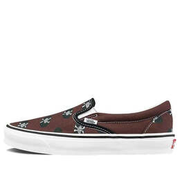 Кроссовки wacko maria x og classic slip-on 'brown records' Vans, фиолетовый vn0a45jk595 | purple