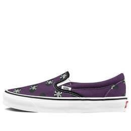 Кроссовки wacko maria x og classic slip-on 'purple records' Vans, коричневый vn0a45jk596 | brown