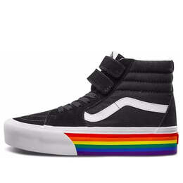 Кроссовки sk8-hi v platforim 'rainbow' Vans, черный vn0a45k4vsv | black