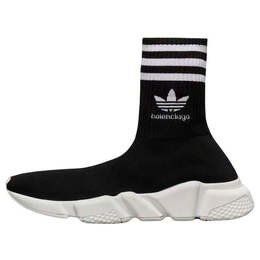 Кроссовки x adidas originals speed sneakers 'black white' Balenciaga, черный 711198wbdv11090 | black/white