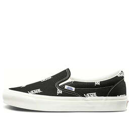 Кроссовки og slip-on lx 'multi-logo black' Vans, черный vn0a45jkvqe | black