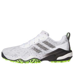 Кроссовки codechaos 25 spikeless golf 'white black volt' Adidas, белый if3268 | cloud white/core black/lucid lemon