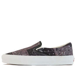 Кроссовки kith x vault og classic slip-on lx 'bandana - moonless night' Vans, фиолетовый vn0a45jk6ch | purple
