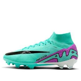 Кроссовки mercurial superfly 9 elite fg high-top 'hyper turquoise' Nike, черный dj4977-300 | black/white/teal