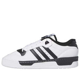 Кроссовки rivalry low lux 'white black' Adidas, белый ig1474 | cloud white/core black/cloud white
