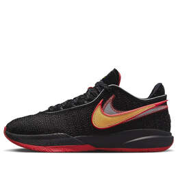 Кроссовки lebron 20 ep 'miami heat' Nike, черный dj5422-001 | black/university red