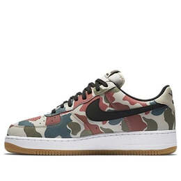 Кроссовки air force 1 low '07 lv8 'reflective camo light brown' Nike, черный 718152-201 | black/white/light brown