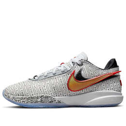 Кроссовки lebron 20 'the debut' Nike, серый dj5423-100 | gray/red