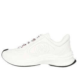 Кроссовки run sneaker 'leather white' Gucci, белый 721114-uhh20-9014 | white