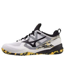 Кроссовки wave fang zero 'black white yellow' Mizuno, белый 71ga219000 | white/black/yellow