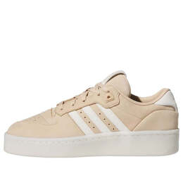 Кроссовки rivalry low lux 'magic beigee ivory' Adidas, бежевый ih0255 | magic beige / ivory / active green