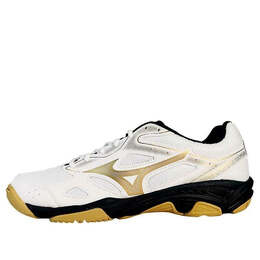 Кроссовки sky blaster 'slipresistant durable low badminton' Mizuno, белый 71ga234601 | white/gold