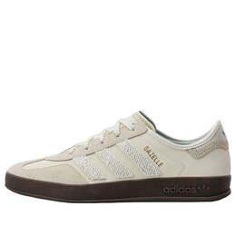 Кроссовки x clot gazelle 'white gum' Adidas, белый ih3719 | off white /footwear white /gum 5