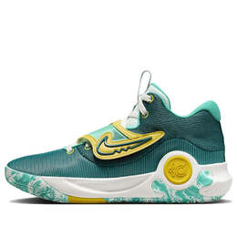 Кроссовки kd trey 5 x ep 'green shock absorption' Nike, зеленый dj7554-300 | green/teal/yellow/white