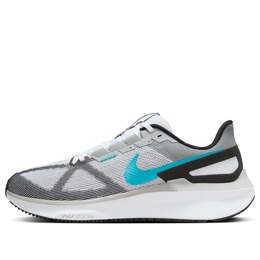 Кроссовки air zoom structure 25 'white black gamma blue' Nike, белый dj7883-109 | white/black/hot lava/gamma blue