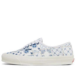 Кроссовки kith x og authentic lx 'azulejo tile' Vans, белый vn0a4bv9wht | white/blue