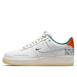 Кроссовки air force 1 '07 le 'starfish' Nike, белый dm0970-111 | white/green/orange