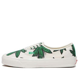 Кроссовки og authentic lx 'sweet leaf - white' Vans, белый vn0a4bv94jm | white/green