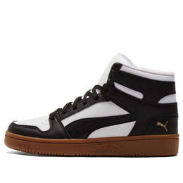 Кроссовки rebound layup 'white black gum' Puma, черный 369573-25 | white-black-gold
