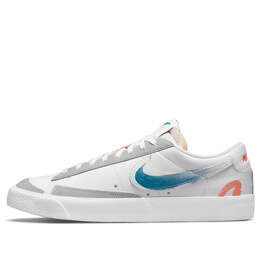 Кроссовки mayumi yamase x blazer low '77 flyleather 'earth day' Nike, белый dm0882-100 | white