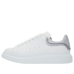 Кроссовки oversized low-top sneakers 'white silver' Alexander McQueen, белый 735770wicyu9071 | white/silver
