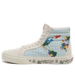 Кроссовки save our planet x sk8-hi reissue 'white multi' Vans, белый vn0a4bv8t2v | white
