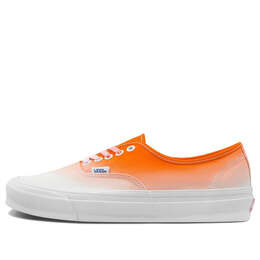 Кроссовки og authentic lx 'dip dye - orange white' Vans, белый vn0a4bv9b4s | white/orange