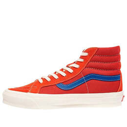 Кроссовки og sk8-hi lx 'pompeian red' Vans, красный vn0a4bvbxen | pompeian red